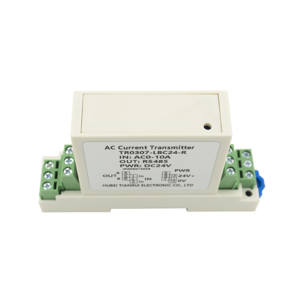 Power Transducer AC Current Transducer TR0307-LBC24-R Current Transmitter Input AC 0~10A Output RS484 Current Sensor 