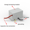 High voltage capacitor power taking device