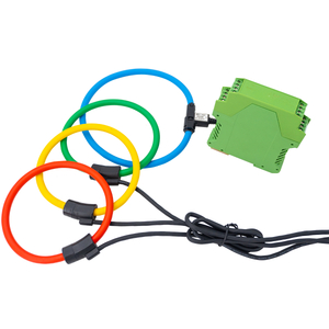 Split-type Flexible Rogowski Coil with Rail-Mounted 1A Integrator 