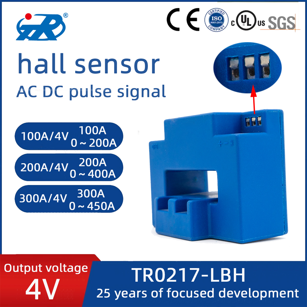 Transient Peak Sensing Hall Effect Current Transformer