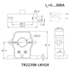 split core Hall Current Sensor for Power management AC 50A DC 4~20mA