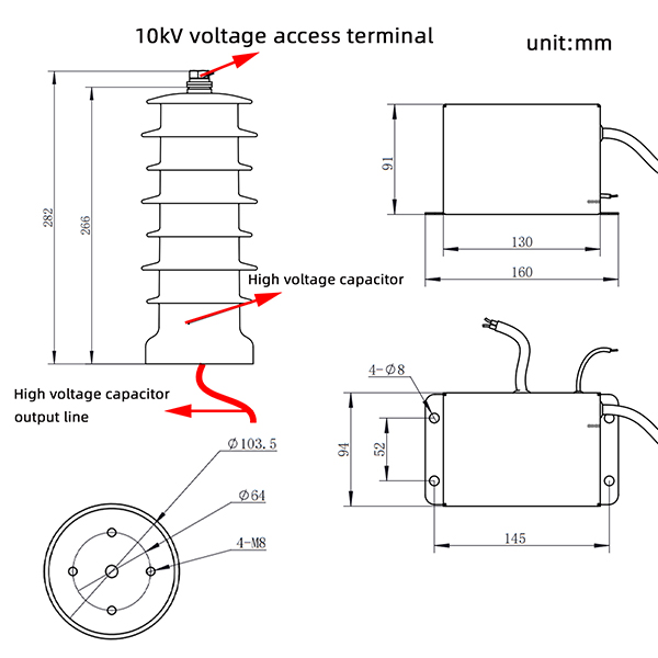 High-Voltage Capacitive Power Harvesting Device