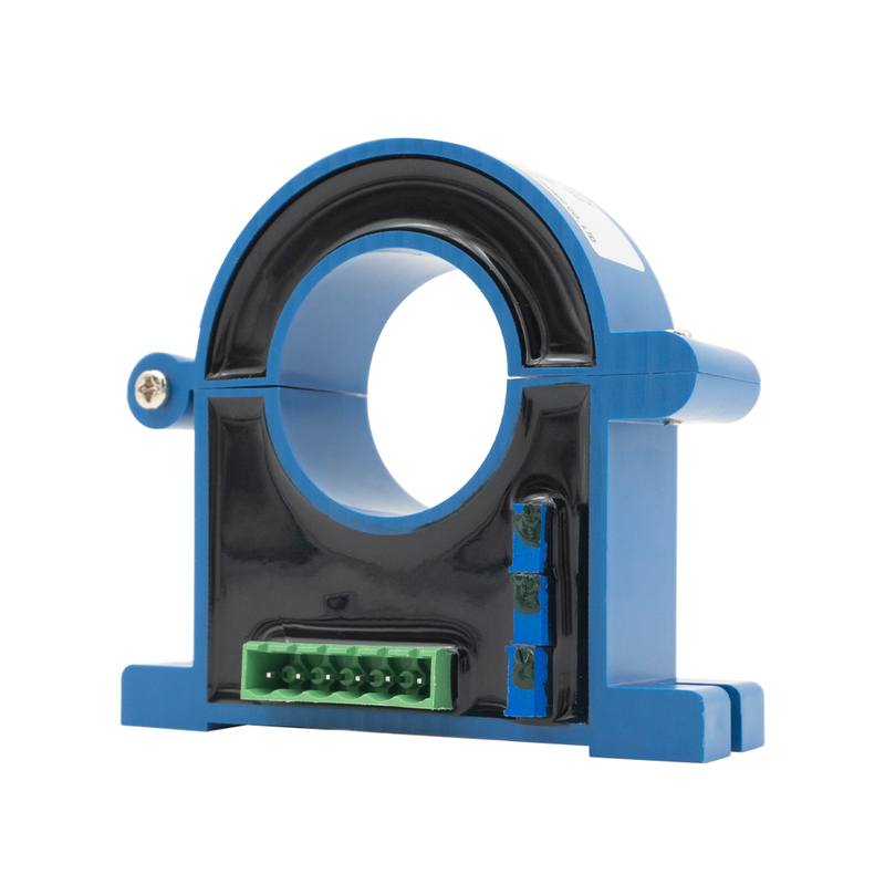 Split Core AC Current Transducer TR0258-LBC24-R Current Transmitter Input AC 0~1000A Output RS485 Aperture 38mm Current Sensor 