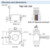 Current sensor for measurement TRJC100-20A