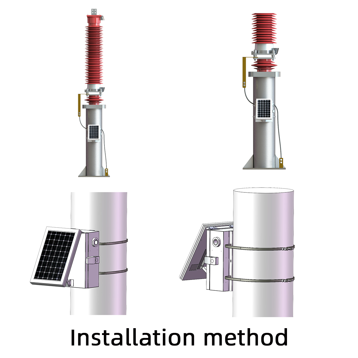 Lightning arrester online monitoring device