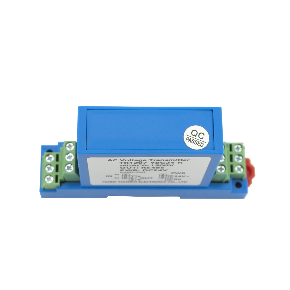 ஏசி மின்னழுத்த மின்மாற்றி RS485 தற்போதைய சென்சார் உள்ளீடு 0 ~ 1500V பவர் டிரான்ஸ்யூசர்