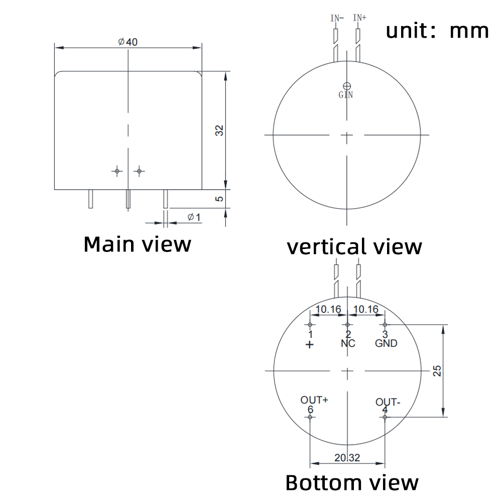 Modbus Protocol Railway Usage Current Sensor