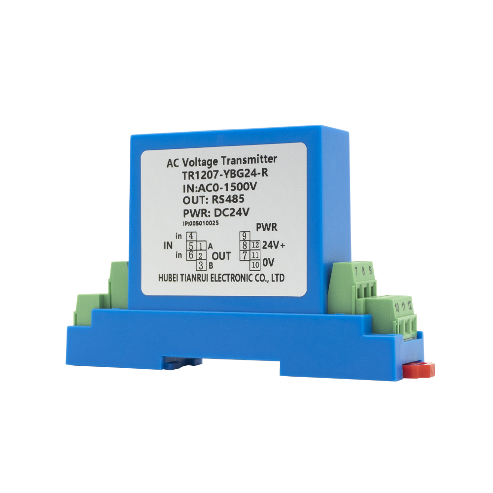 ஏசி மின்னழுத்த மின்மாற்றி RS485 தற்போதைய சென்சார் உள்ளீடு 0 ~ 1500V பவர் டிரான்ஸ்யூசர்