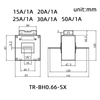 TR-BH0.66-SX Low Voltage Current Transformer 20A/1V 5VA Class1.0