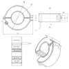 F Series Split-core Type Outdoor Waterproof Current Transformer (Round Hanging Wire Type)