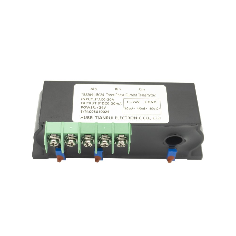 AC Current Transducer TR2264-LBC24 Three-Phase Current Transmitter Input AC 0~20A Output DC0-20mA Current Transmitter Current Sensor