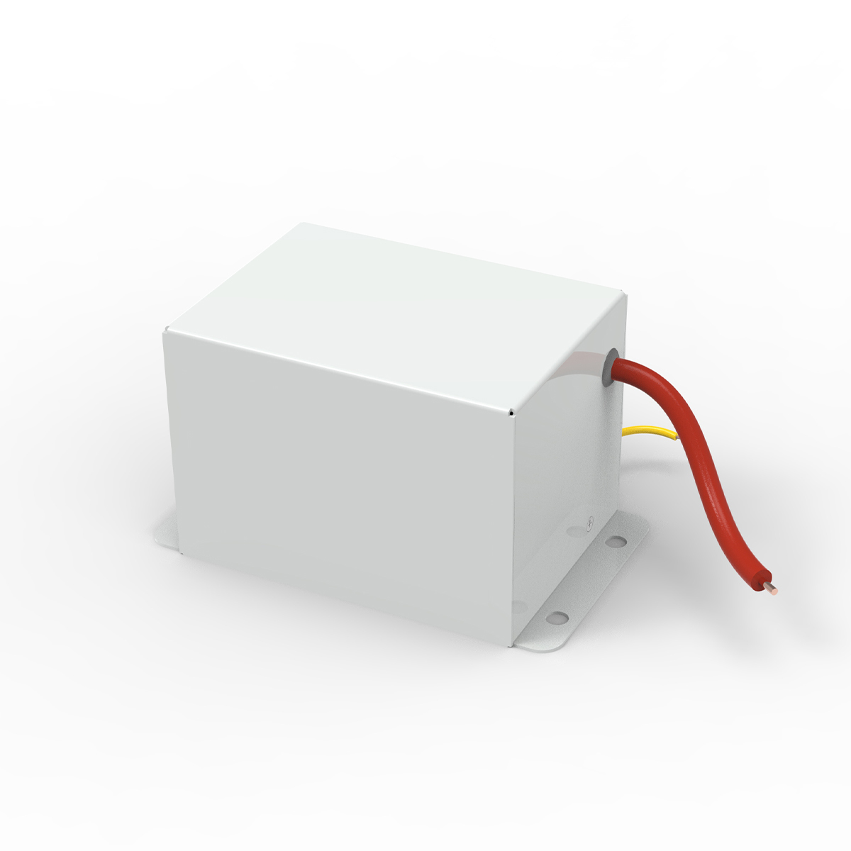 High voltage capacitor power taking device