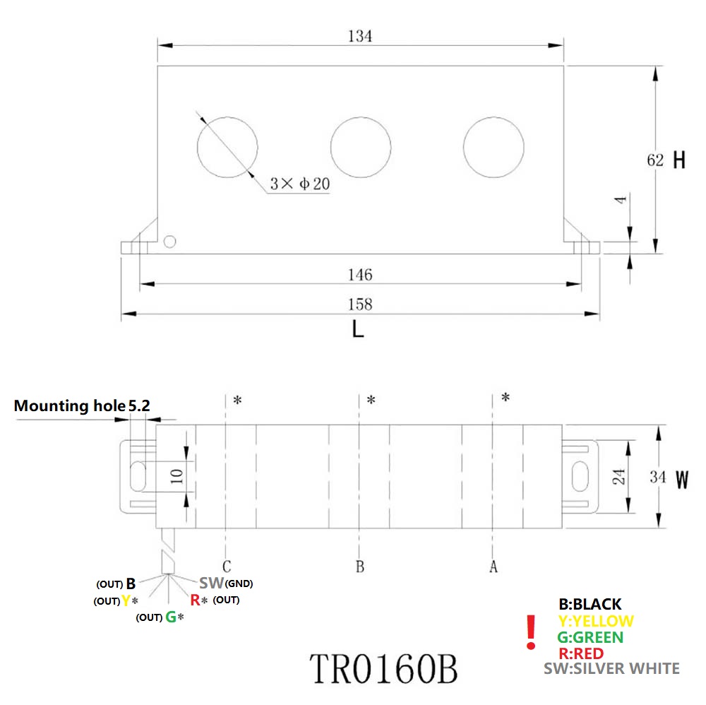 Three Phase Current Transformer