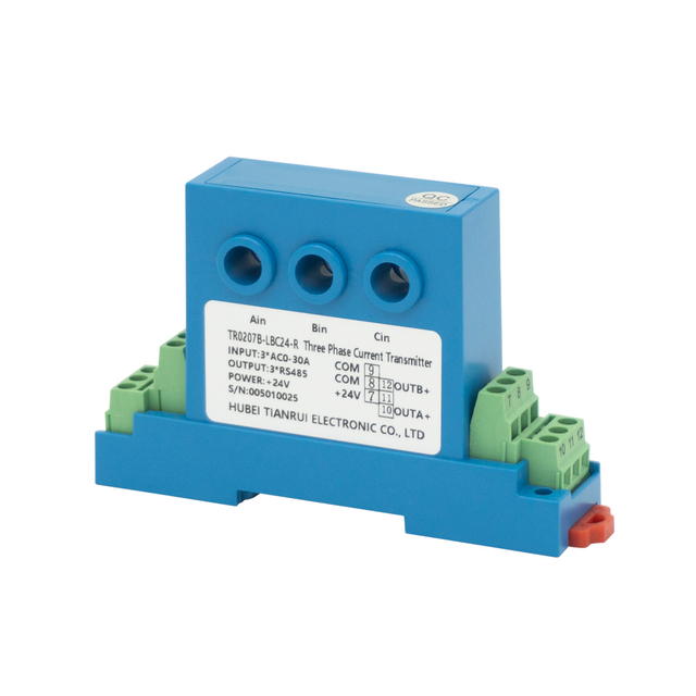 AC Current Transducer Three-Phase Input AC 0~30A Output RS485 Current Sensor for Motor Control Centers